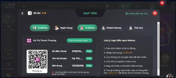 Nhiều hội viên chọn nạp tiền vào ví game nhà cái qua ứng dụng ví điện tử